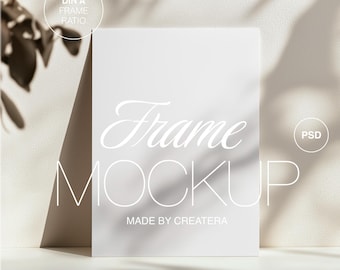 Nature Poster Mockup: Realistic DIN A Ratio PSD (Digital Download)