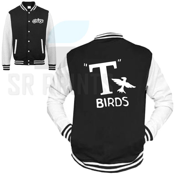 T Birds Grease Danny Varsity Letterman College university Baseball Jacket