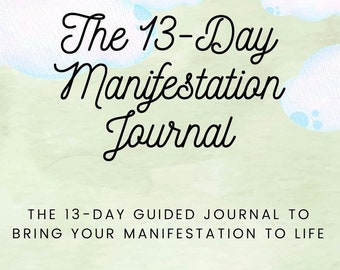 13-Day Manifestation Journal (Printable)