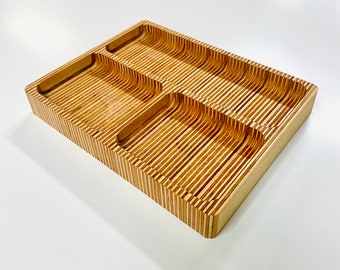 Handmade Birch Plywood End Grain Catch All Tray,  Wedding, Anniversary gift, Mother’s Day present, valet tray, key tray