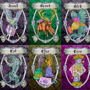 Paquete a granel de tokens de arte pintados a mano personalizados para magia y otros TCG coleccionables (juegos de cartas coleccionables)