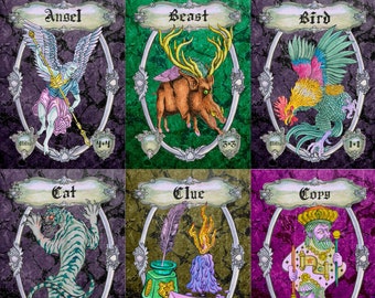 Aangepaste handgeschilderde Art Token Bulk Pack voor magie en andere verzamelbare TCG's (Trading Card Games)