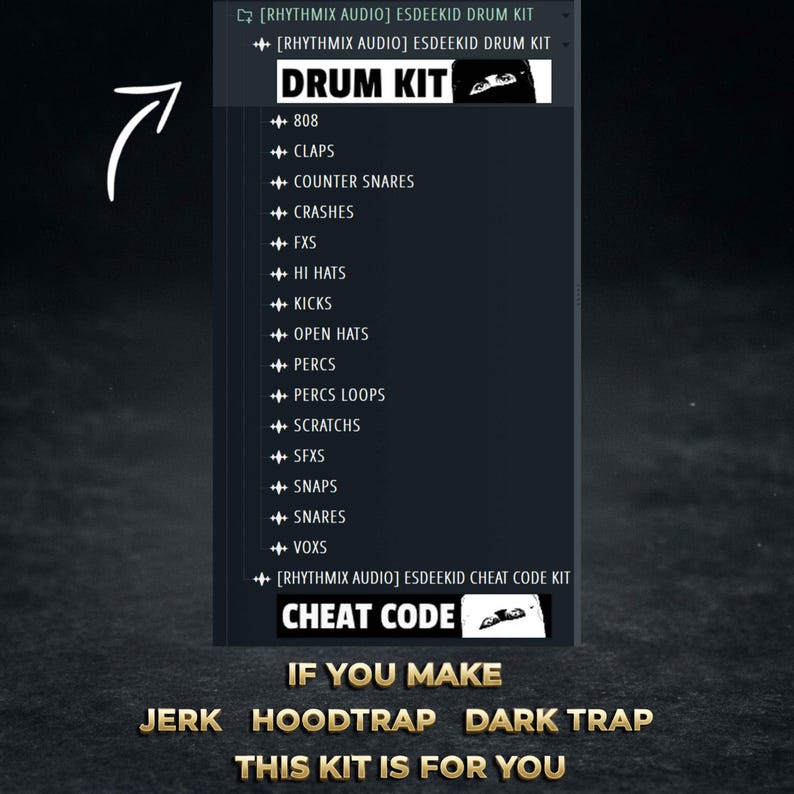 Esdeekid Drum Kit Jerk Hoodtrap Trap Free Cheat Code Bonus