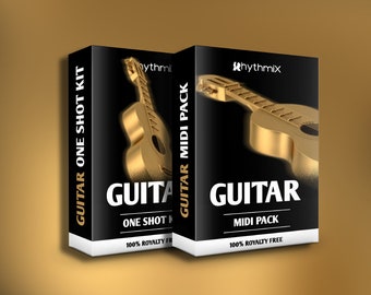Guitar MIDI Pack: 100 MIDI Files + One-Shot Kit