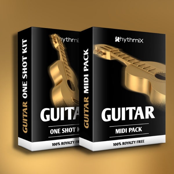 Guitar MIDI Pack | [+100 MIDI] + Guitar One Shot Kit [+100 SOUNDS] | Exclusive collection