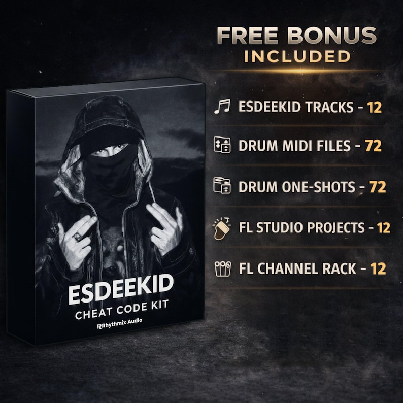 Esdeekid Drum Kit Jerk Hoodtrap Trap Free Cheat Code Bonus