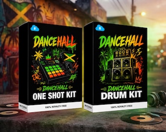 Dancehall Drum Kit & One Shot Kit: 700+ WAV Samples, Loops, MIDIs (Digital Download)