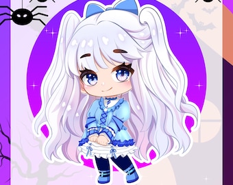 Custom Chibi Character Illustration: Anime, Game, or OC