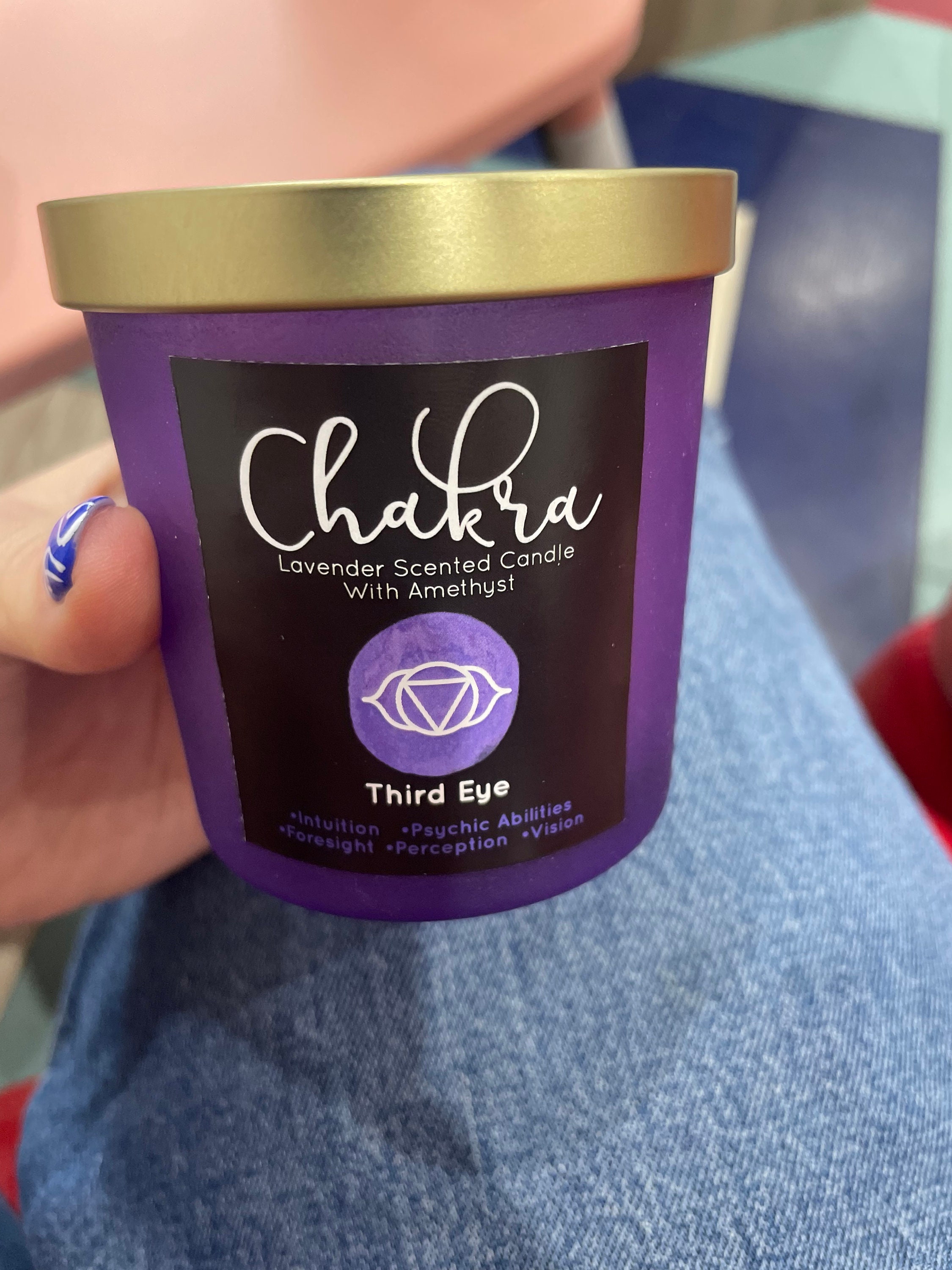 Crystal Infused Candle - Etsy