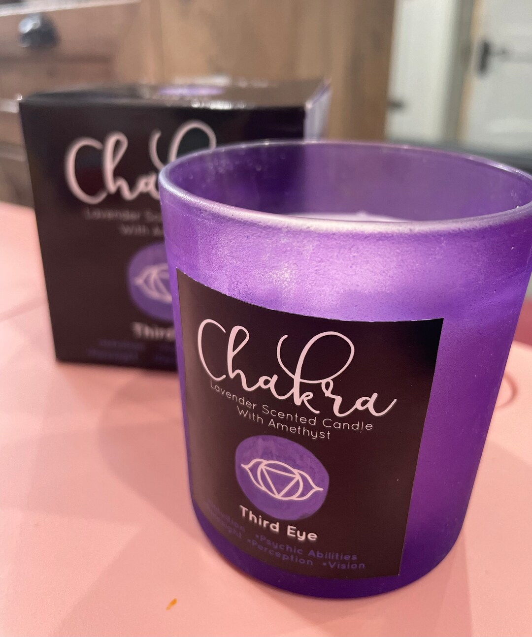 Crystal Infused Candle - Etsy