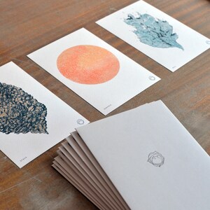 Ensemble de trois cartes postales A5 - Stack, Surface et Roil