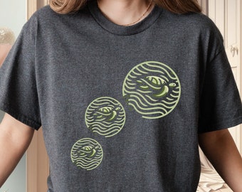 Green Sea Turtle Shirt, Marine Biology Shirt, Turtle Lover Gift, Ocean Animal Shirt, Turtle Shirt Men, Women's Turtle Shirt