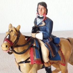 Lead soldier on horseback from Del Prado collection