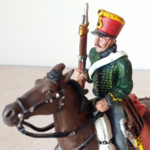 Lead soldier on horseback from Del Prado collection