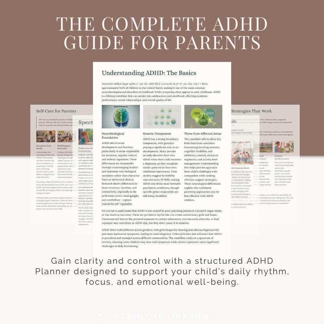 ADHD Guide for Parents – 2025 Digital Handbook – Printable PDF ...