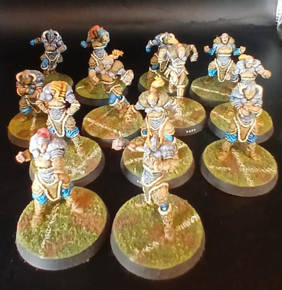 Well Painted Blood Bowl Pro Amazon or Norse Team - Etsy