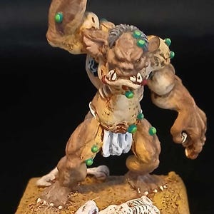 Well painted Troll miniature, D&D, Frostgrave, Pathfinder, Dungeons and Dragons 32mm