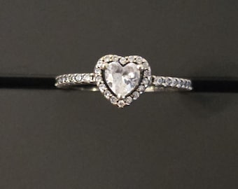 Sterling Silver Heart Ring High-quality s925