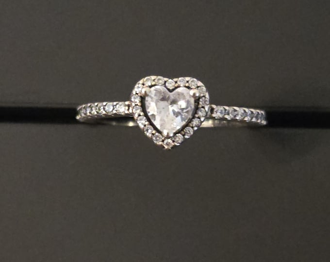Sterling Silver Heart Ring High-quality s925