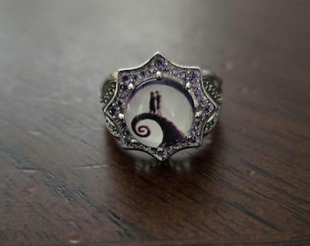 Nightmare Before Christmas Jack and Sally Ring