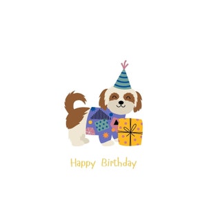 Cartão de feliz aniversário