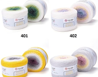 Hilados degradados YarnArt Flowers Hilados de alpaca Hilados de alpaca cakes Hilados de alpaca cakes Hilados degradados de alpaca Hilados de alpaca batik Lana