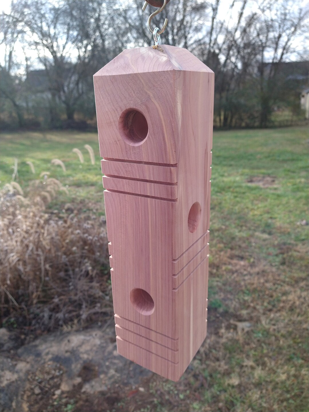Tennessee Red Cedar Suet Plug Feeder Includes 6 FREE Suet Plugs Etsy