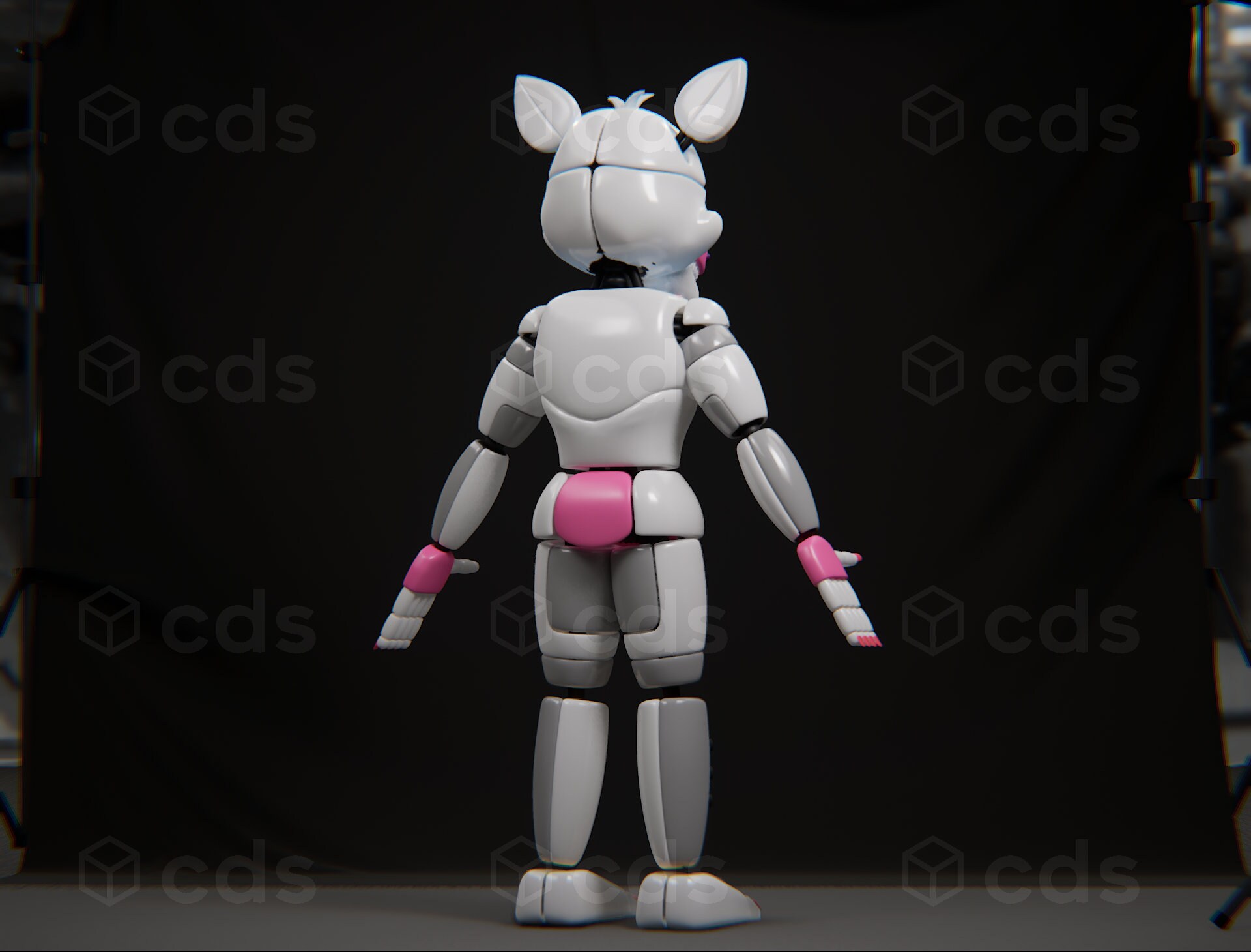 FNAF Lolbit Full Body Wearable With Head Printable STL Files 3D Model ...
