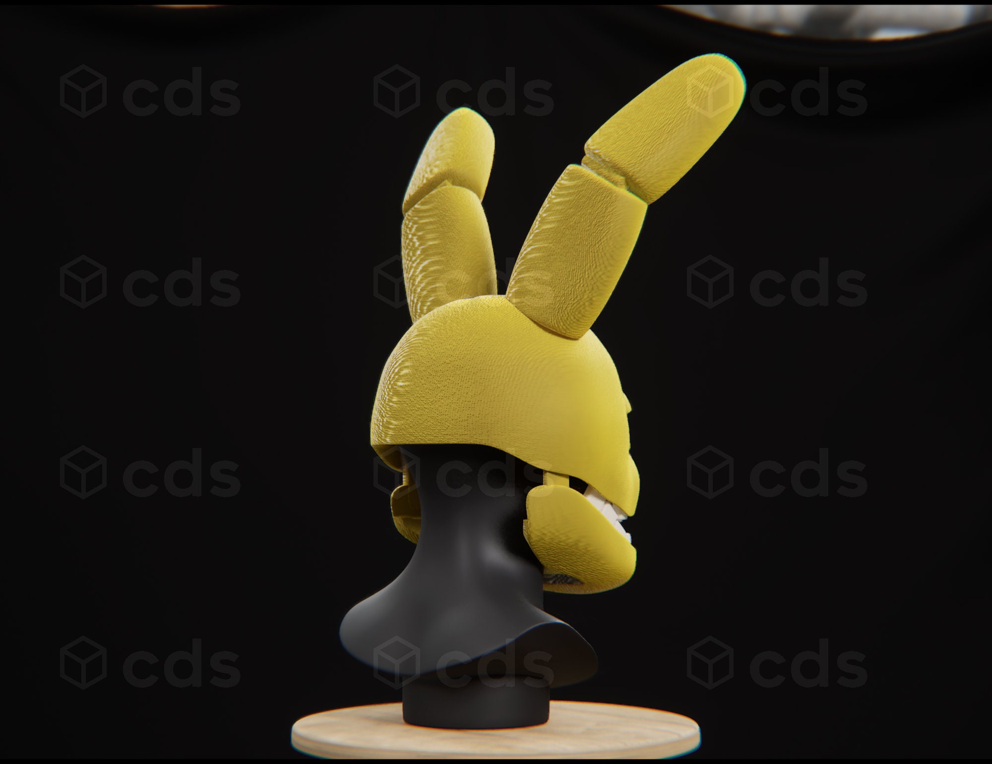 FNAF Spring Bonnie Head Wearable and Printable STL Files 3D Model ...