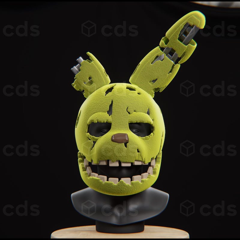 Springtrap Mask Etsy Springtrap Mask Etsy