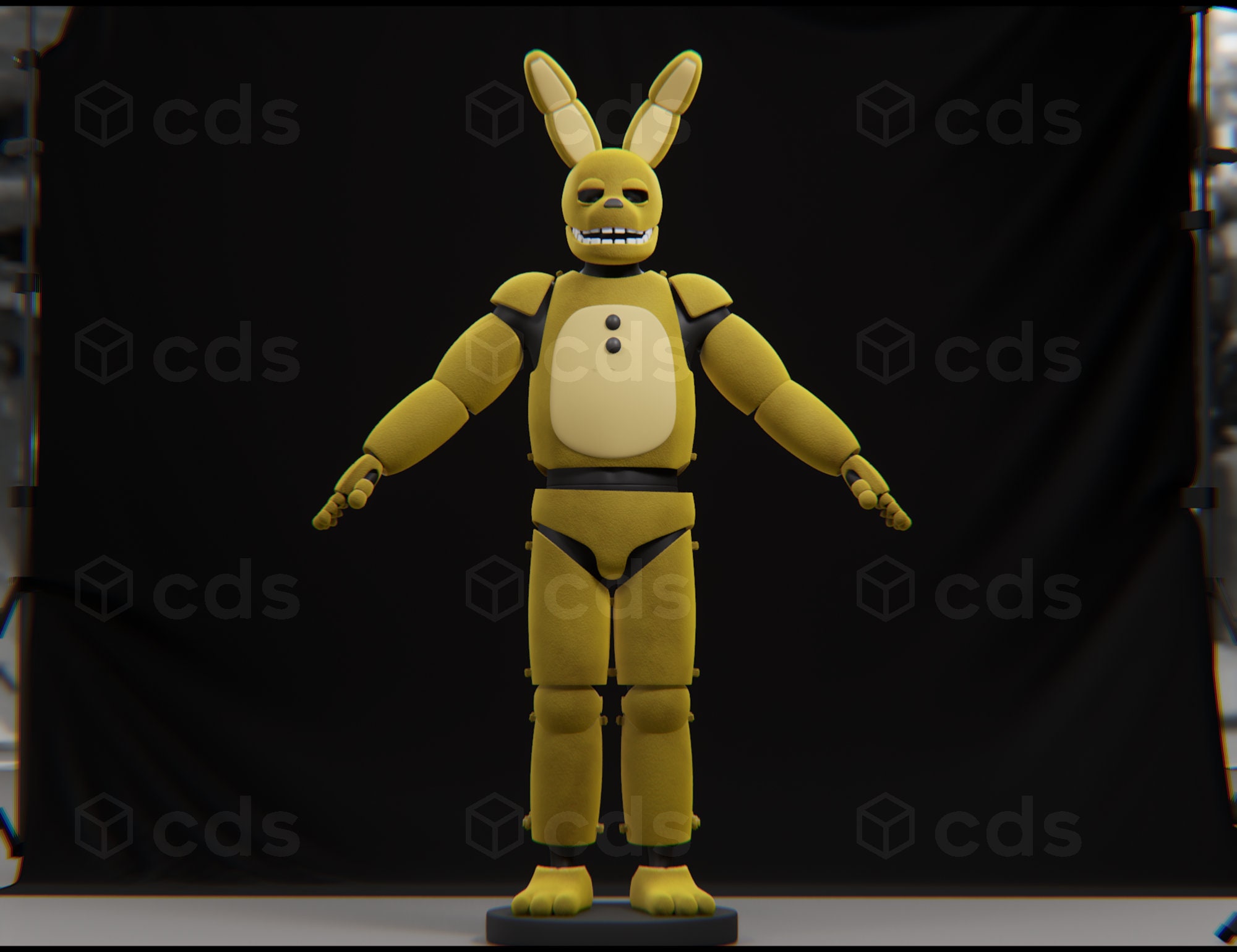Handmade Laminate Anime Manga Videogame Game Cosplay Fnaf Bonnie Ticket !