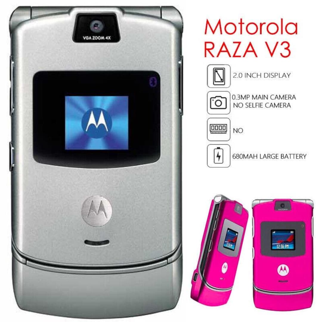 Working Motorola Razor / Razr, Y2k Vintage Flip Phone, 2000s Glamour