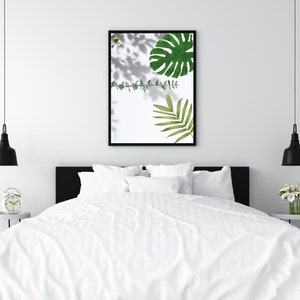 Wall Art green and grey Illustrative poster Download digital