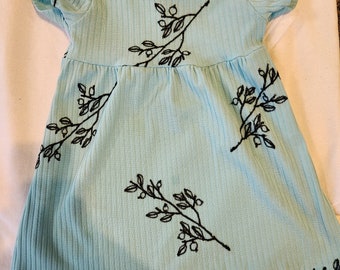 Robe bébé bleue