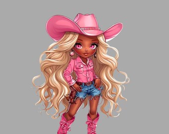 Cowgirl Barbie , Barbie Svg, Barbie Cowgirl Hat , Barbie Cowgirl Doll