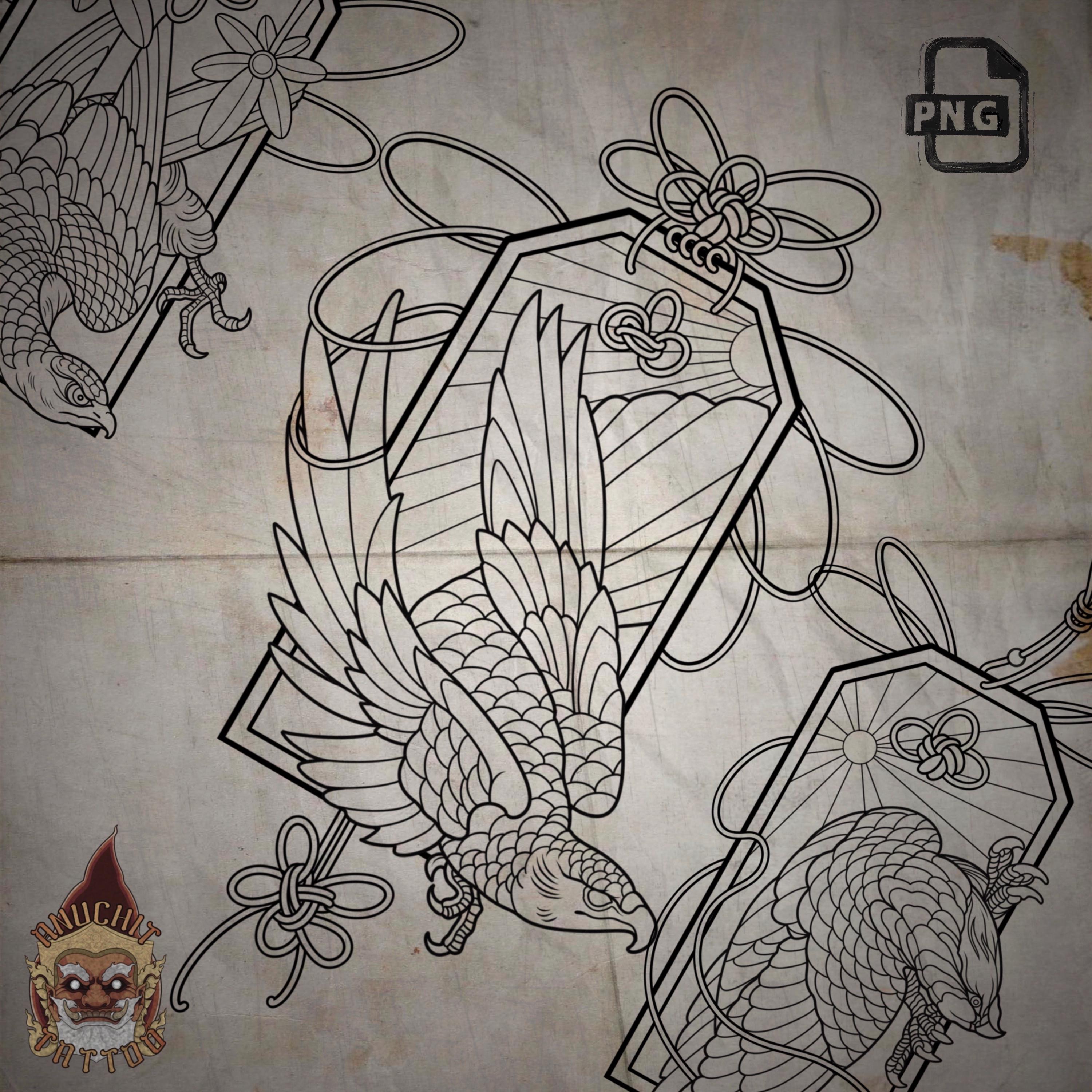 45 Omamori Transparent Background Traditional Japanese Tattoo - Etsy