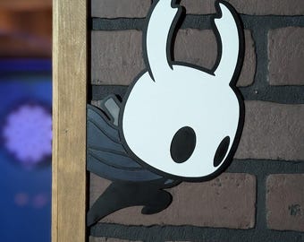 Hollow Knight Frame Sitter | Video Game Fan Art | 3D Printed Wall Decor