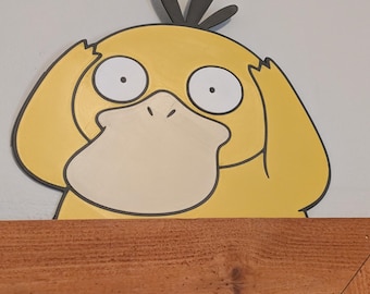Psyduck Frame Topper | Pokemon Fan Art | 3D Printed Wall Decor