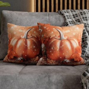 Autumn Festive Pumpkin Pillow, Fall Home Decor, Thanksgiving Throw Pillow, Harvest Season Cushion, Halloween Accent Pillow, Fall Decor