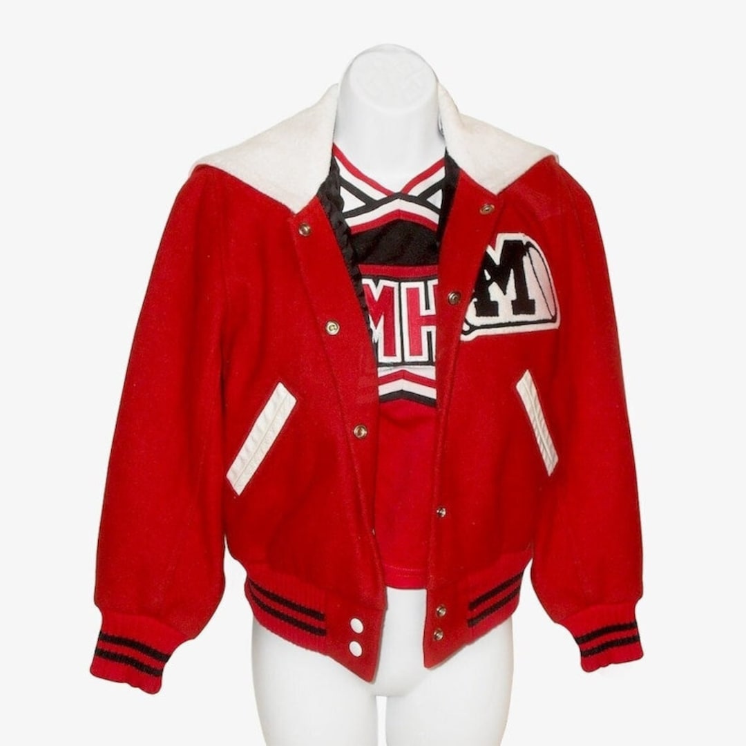 Cheerios Varsity Cheerleading Jacket From Glee Etsy