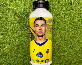 Personalisierte Cristiano Ronaldo Wasserflasche, zurück in der Schule
