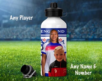 Personalised England Lioness Water Bottle
