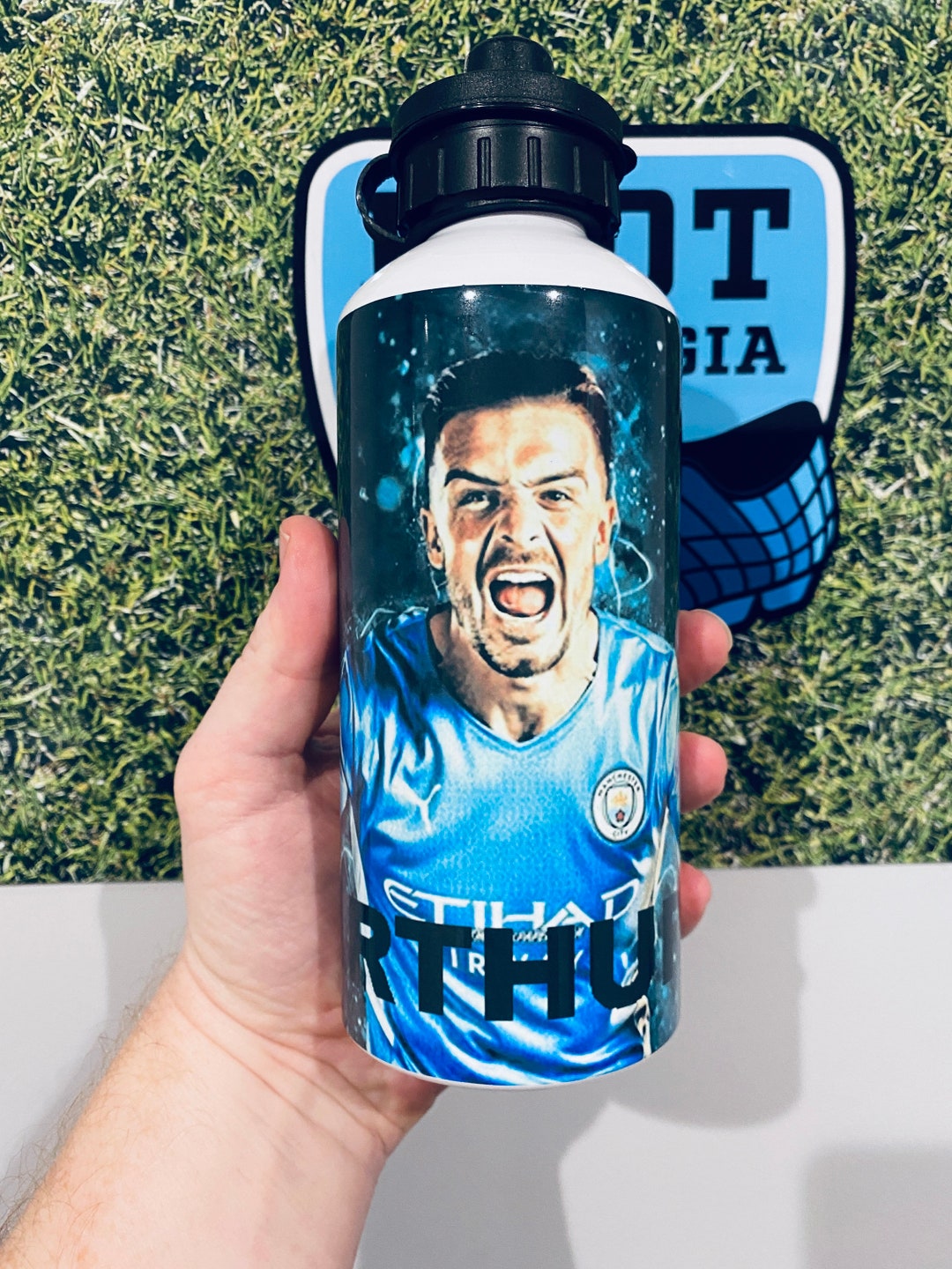 Personalised Jack Grealish Water Bottle Etsy