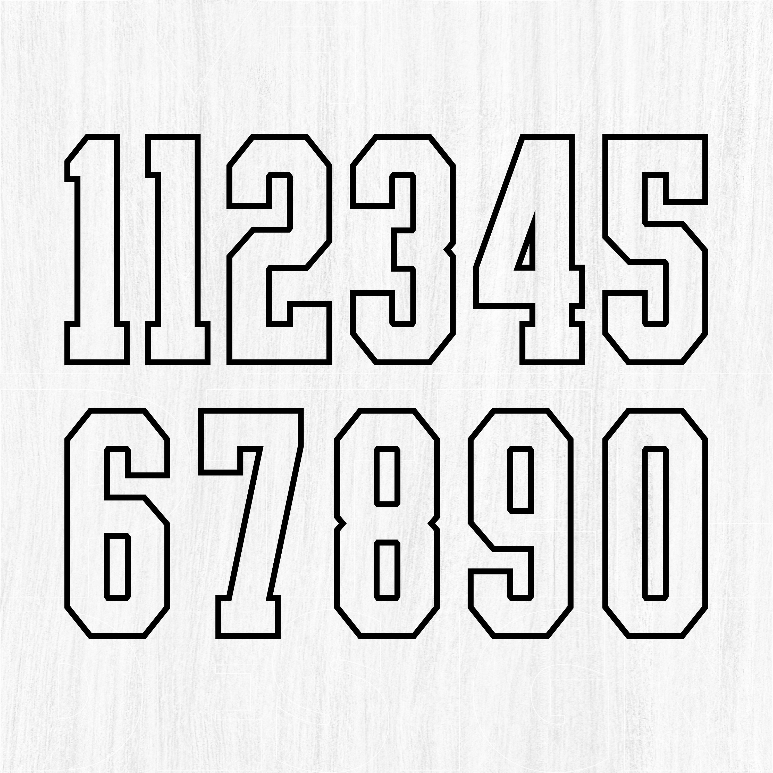 Sports Jersey Numbers, Sports Jersey Numbers Png, Sports Jersey Varsity ...