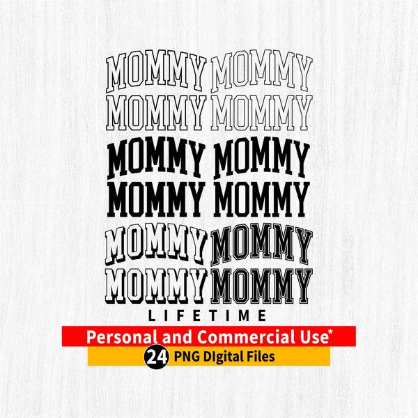 Mommy png, MOMMY Design, Mommy Varsity png Bundle, Mommy arched outline, Mommy png file, Mommy Varsity arched png, Mommy Cricut Cut file