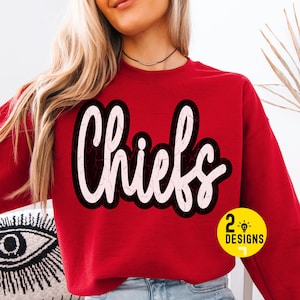 Chiefs Png, Trendy Chiefs Mascot Png, Retro Chiefs, Chiefs Shirt Design, Game Day Png, Chiefs Mascot Digital, Trendy Team Shirt Design, DTF