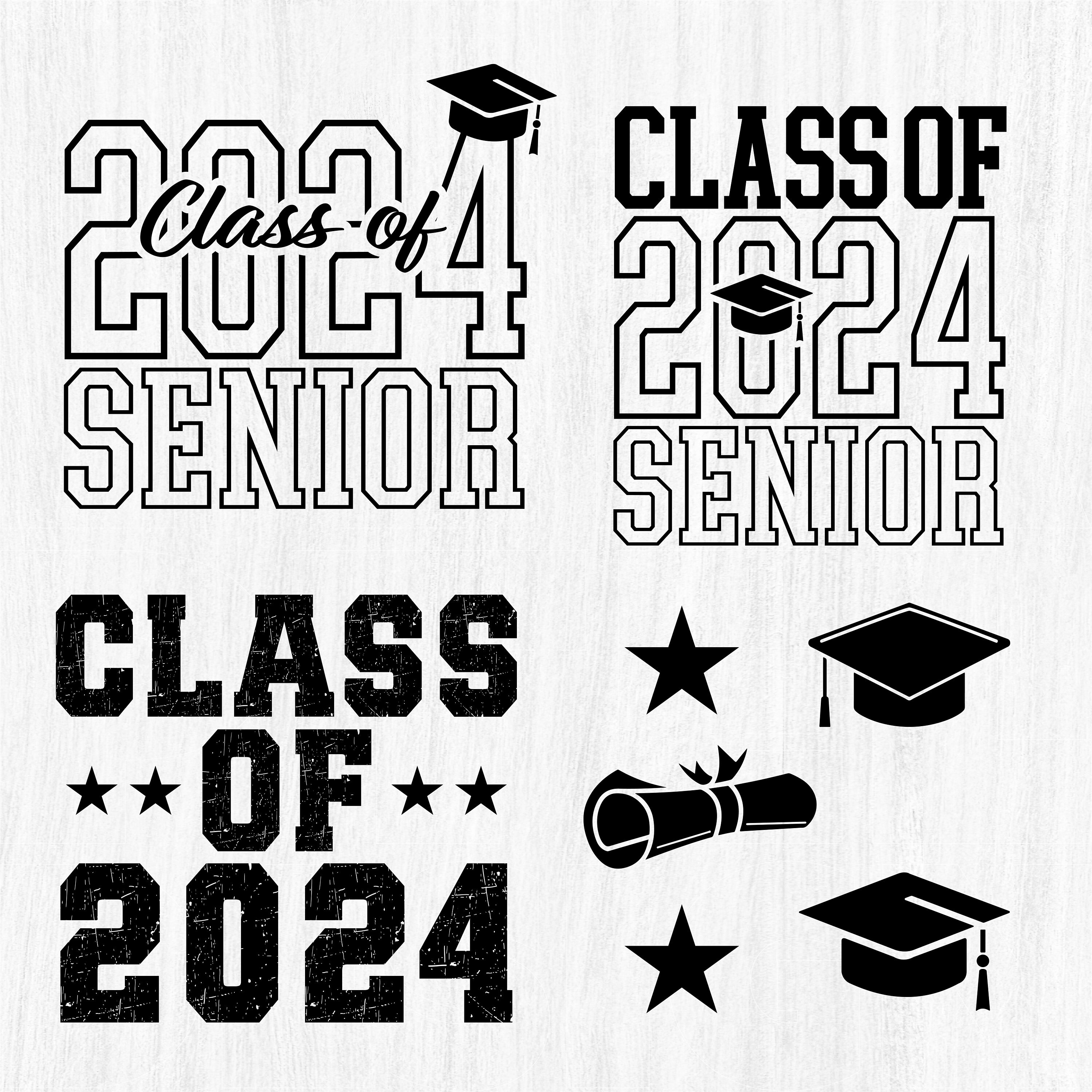 Graduation 2024 SVG, Senior 2024 SVG, Class of 2024 Svg, Graduation