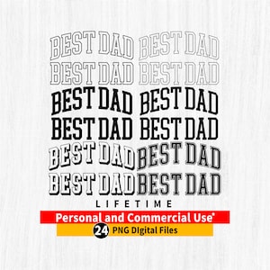 Best Dad png , Bundle Best Dad png , BEST DAD-Datei, Best Dad PNG Bundle, Best Dad gewölbter Umriss, Best Dad Cricut-Datei, College Best Dad png