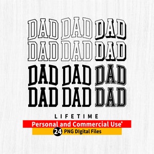 Dad png, Dad Varsity png bundle, Dad arched outline, Dad png file, Dad Varsity arched png, Dad Cricut file, Dad cut file, Dad gift, Dad Life