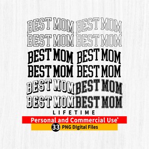 BESTE MOM png, beste moeder png-bundel, beste moeder gebogen omtrek, beste moederbestand, beste moeder Cricut-bestand, beste moeder Varsity-bundel, Moederdagcadeau
